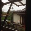 屋根が台風に間に合った