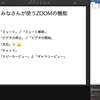 ZOOMオンライン授業1（ゼミに関する備忘と感想）