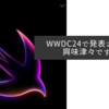 WWDC24で発表されるか興味津々ですね