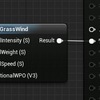 UE4 / Material / 風に揺れているように動かす