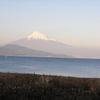 三保飛行場前からの富士山