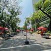 【ジャカルタと近郊の公園】週末の「SCBD Park」には屋台が出ていて、外遊びができた！