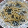 しらすと海苔のクリームパスタ