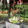 北海道新得神社の花手水🌼