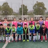 クラブアカデミーと小学校女子サッカー部の交流試合