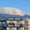 「佐久の季節便り」、「浅間山」が冠雪、よく晴れて、「満月」を観望…。