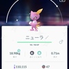 本日のポケ活。色違いニューラゲット✨