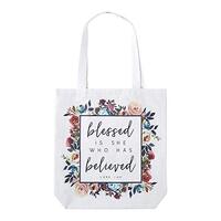 【レビュー】Christian Brands “Blessed Is She Who Has Believed”トートバッグ｜日常にそっと寄り添うメッセージバッグ