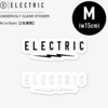 【ELECTRIC】シンプルデザインのメーカーステッカー「UNDERVOLT CLEAR STICKER- M」通販サイト入荷！
