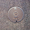 【マンホール蓋】福岡市・汚水③、福岡市・汚水④