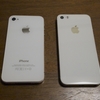 iPhone5sゴールドにCRYSTAL ARMOR バックプロテクター PLANE WHITEをつけてみました