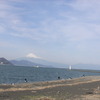 三保の海岸からの富士山