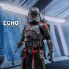 【スター・ウォーズ】テレビ・マスターピース『エコー』バッド・バッチ 1/6 可動フィギュア【ホットトイズ】より2022年9月発売予定♪