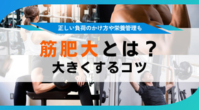 筋肥大とは？効率的に筋肉を大きくする食事やトレーニングを紹介