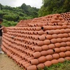 産卵期間近…タコつぼ作り盛ん　苓北町