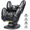 PS4 コントローラー 充電 スタンド Dinofire 接触式 PS4 充電器 2台同時充電可能 DUALSHOCK4 充電 スタンド