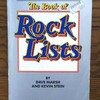 "The Book of Rock Lists" (1981) を斜め読みした