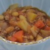 【子どもクッキング】ポークビーンズと豆腐パンを作りました