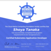 Certified Kubernetes Application Developer(CKAD)を取得した(19/12 v1.16)