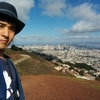 サンフランシスコが一望できる"Twin Peaks"!! You can see all the San Francisco there!!