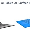 X1 TabletとSurface Pro4、Core m3モデルで比較