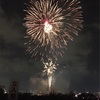 猪名川花火大会を満喫。とても良い場所から花火を見る！！