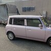 会社の駐車場で、代車からHONDAの軽トラックに