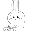 うさぎの優雅な朝食　〜宴の始まりだ！〜