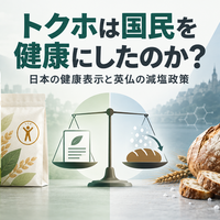 トクホ・機能性表示食品は国民を健康にしたか？英仏の減塩政策と比較