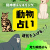 🐕🐊【動物占い】🐈🦍　見た瞬間から1ヶ月間の◯◯運気を上げる言動💌