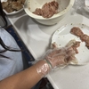 ハンバーグを作っていたのですが・・・