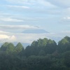 今朝の景色