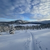 Lifjell Slettefjell（1180m）にて山スキー