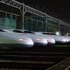 夜の東海道新幹線 大井車両基地を訪れる