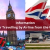 information for travelling by airline from the UK