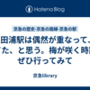 京急田浦駅は偶然が重なってJRに勝てた、と思う。梅が咲く時期はぜひ行ってみて