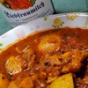 スパイシーチキンカレーとドイツワイン