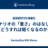シナリオの「重さ」のはなし②（どうすれば軽くなるのか）