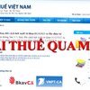 Các lỗi thường gặp khi kê khai thuế qua mạng