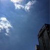 08/05の空、不意に、初花火。