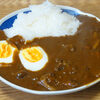 今日の食べ物　朝食にカレー