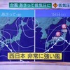 「佐久の季節便り」、「台風１４号」は、迷走…。