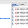 eclipseで一挙にmvn起動