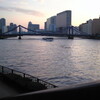 2月の終わり、隅田川の写真です