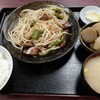 西川口の「あおき食堂」で牛レバーともやし炒め定食を食べました★