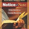 読書 notice and note