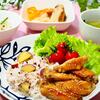 ☆甘辛チキンスティック＆さつまいもご飯☆