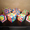 ルービックキューブで模様を作りました！　Rubik's Cube art design