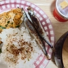 高血圧対策 健康朝ごはん めざし 納豆 玉ねぎ味噌汁 ネギ入り玉子焼き ブロッコリースプラウト