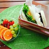 【お弁当】イングリッシュマフィンサンド弁当20180711